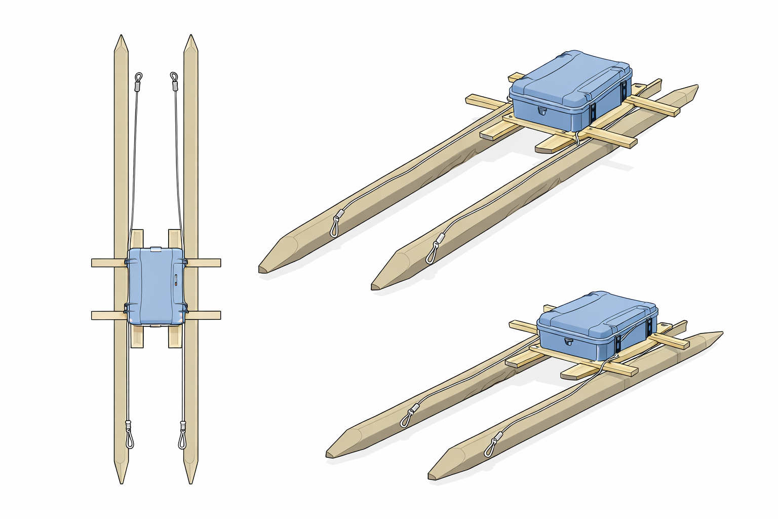 Ground-penetrating radar mounted on a controlled field scanning platform